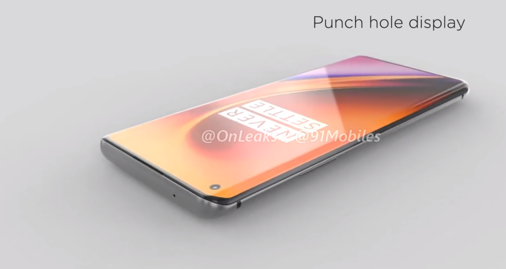 oneplus 8 pro punch-hole display