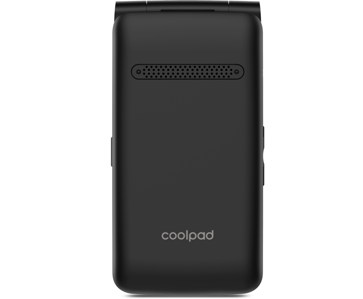 Coolpad Snap, Black, Rear, Flip Phone