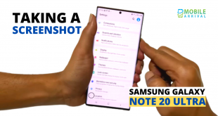 Take a Screenshot on the Samsung Galaxy Note 20 Ultra
