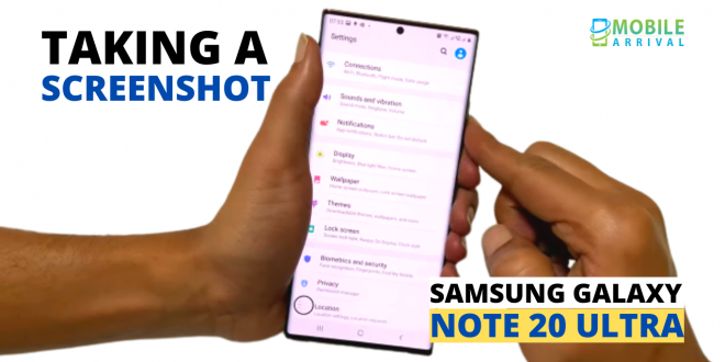 Take a Screenshot on the Samsung Galaxy Note 20 Ultra