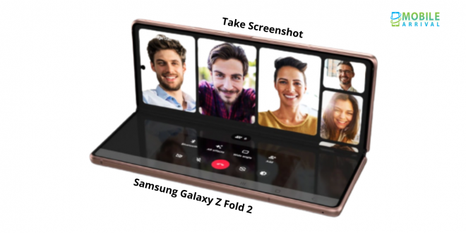 Take Screenshot In Samsung Galaxy Z Fold 2