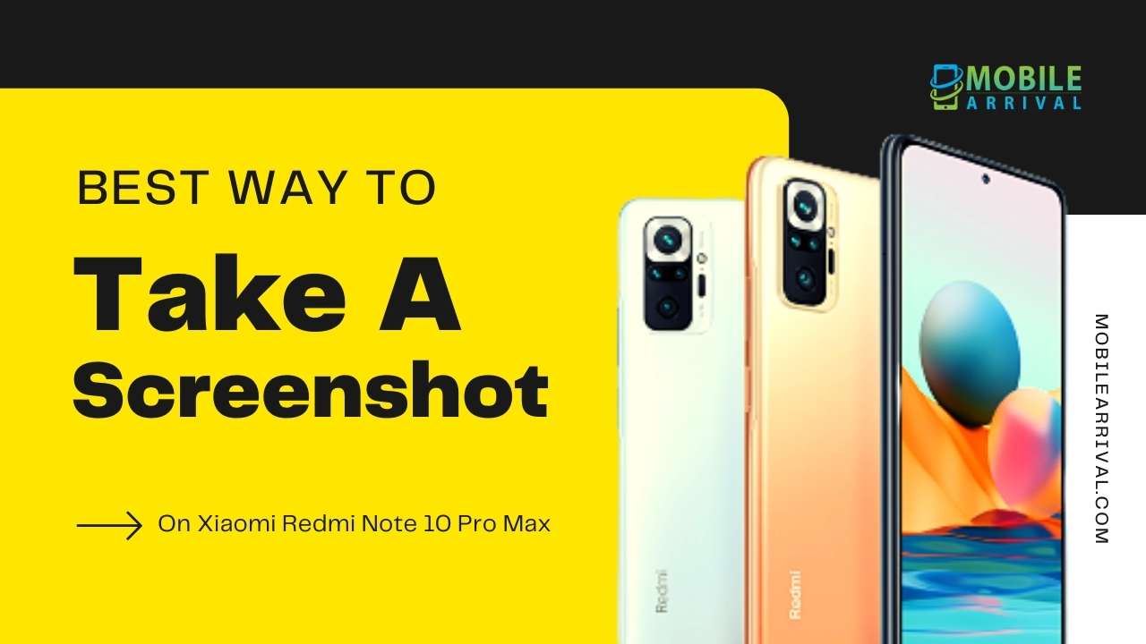 how to take screenshot in redmi note 10 pro max