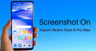 Screenshot On Xiaomi Redmi Note 9 Pro Max